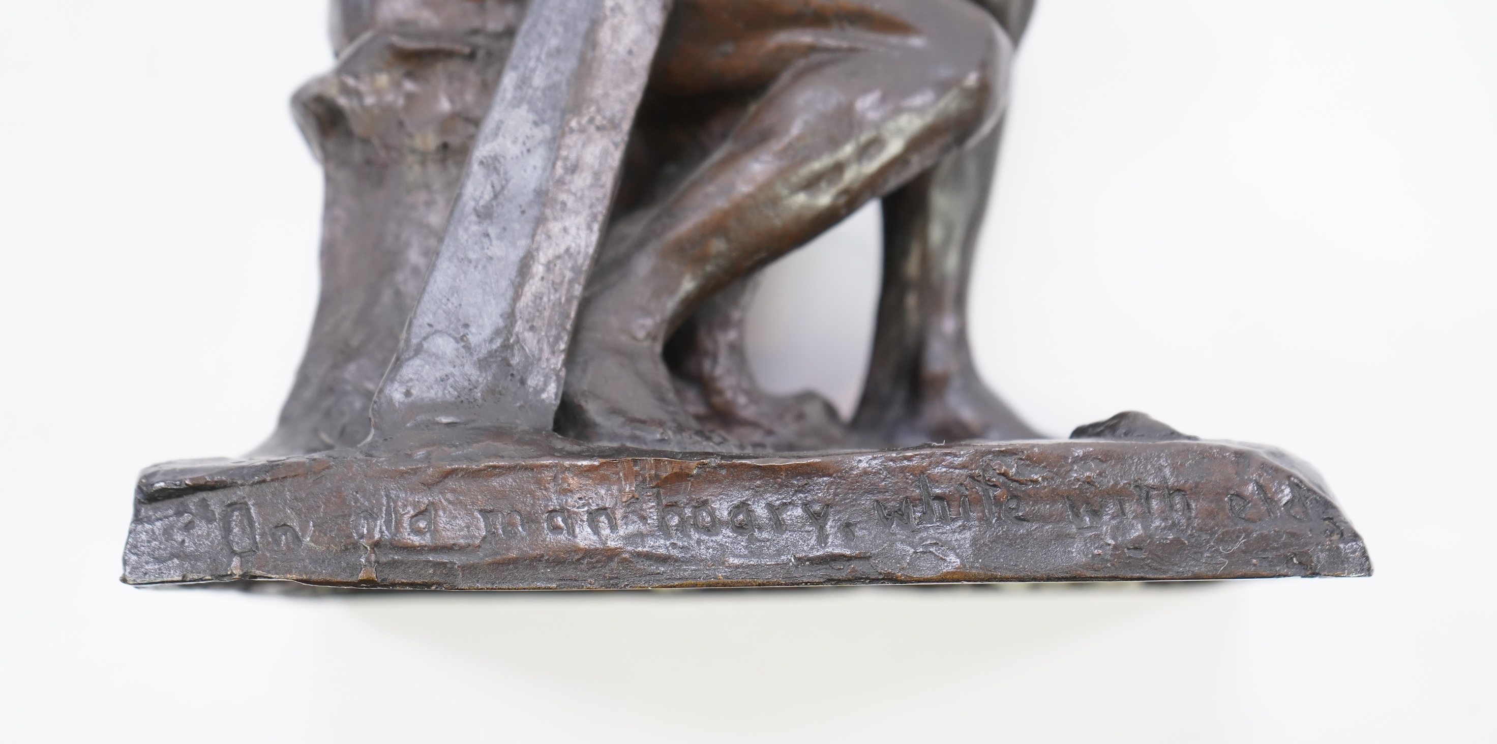 Alexander Proudfoot (1878-1957), ‘Charon’, a patinated bronze